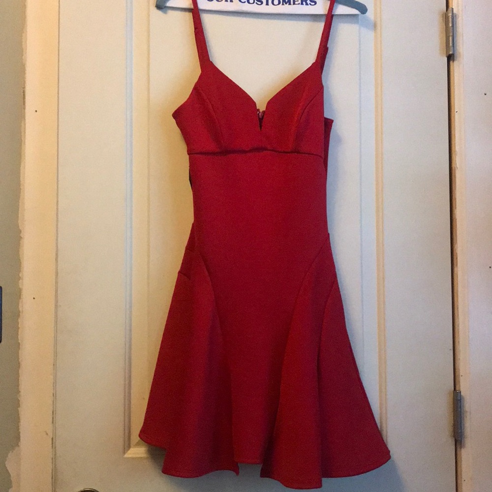 Nasty Gal red dress NWT